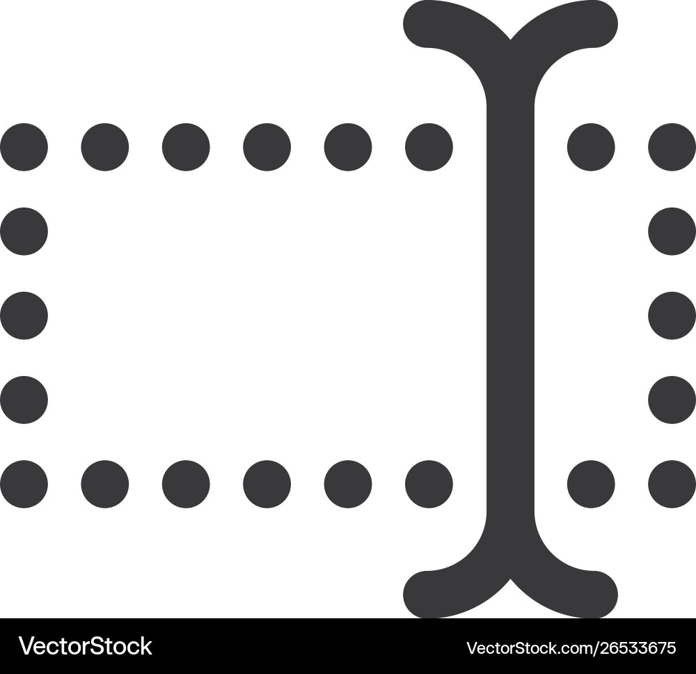 Type icon in modern style for web site and mobile Type icon in modern style for web site and mobile vector image