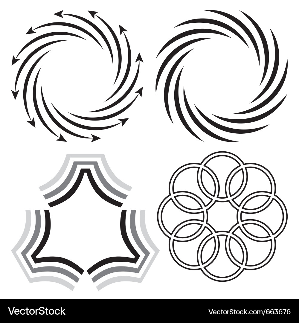 Design-Elemente Vektorbild