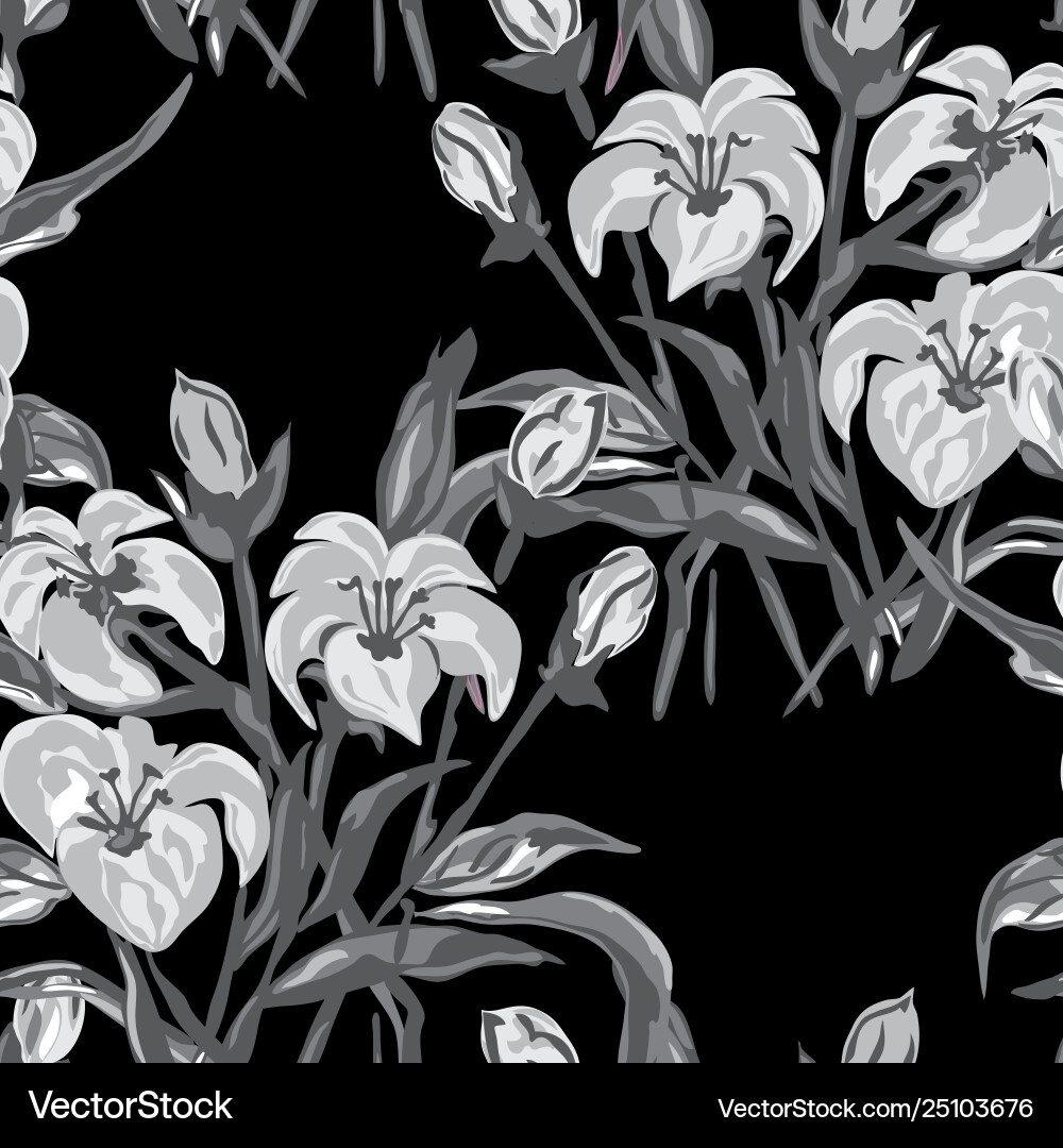 Floral seamless pattern Vector Image
