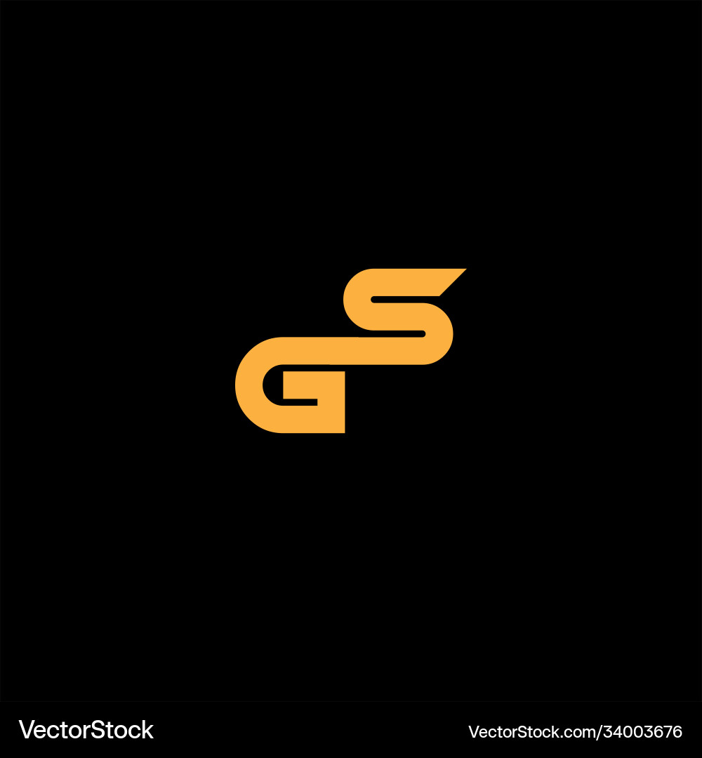 G s Gemeinschaftsbuch Logo abstraktes Design G s Gemeinschaftsbuch Logo abstraktes Design vektorbild
