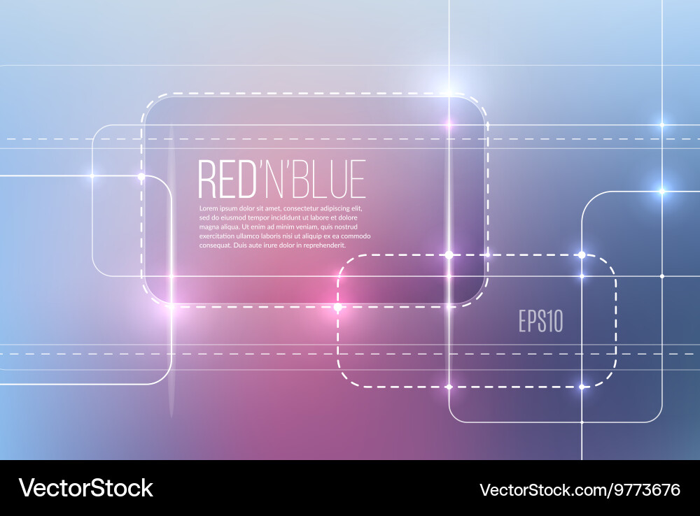 Modern Tech Abstract Background vector image