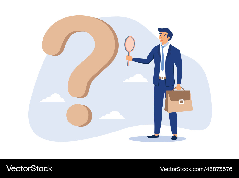 Problem and root cause analysis research vector image
