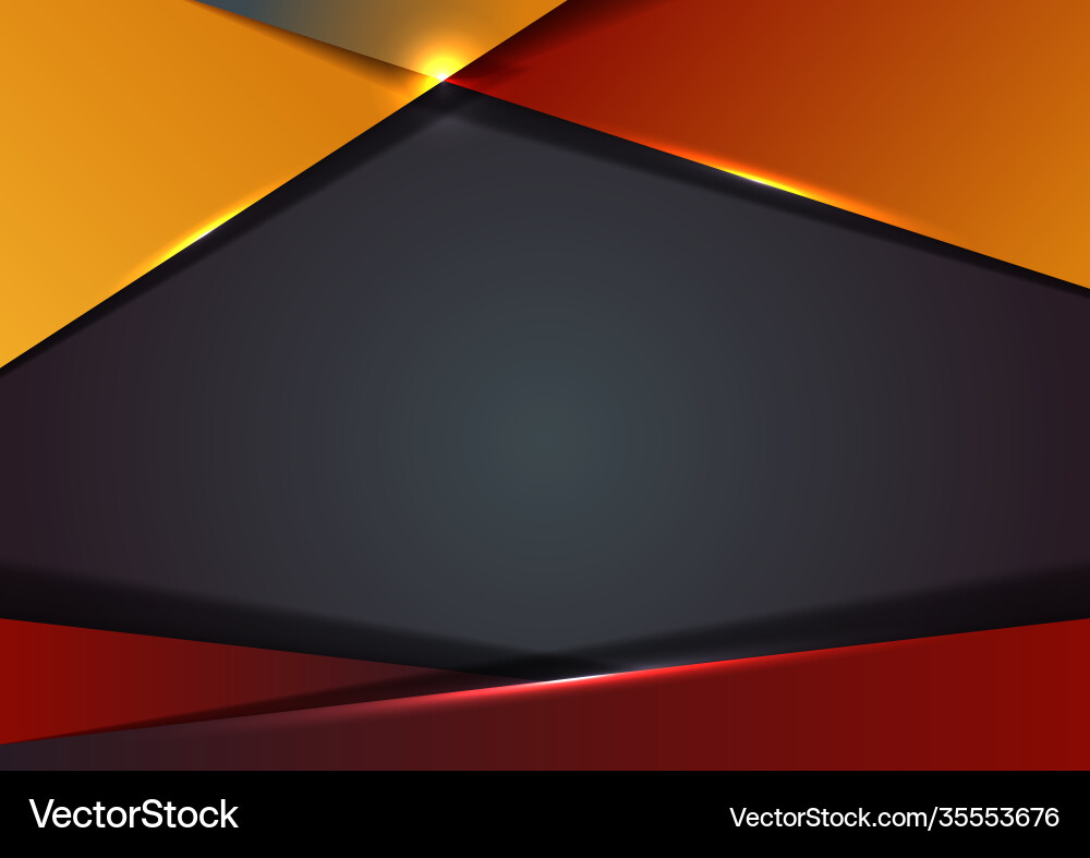 Template design abstract red and yellow gradient Template design abstract red and yellow gradient vector image