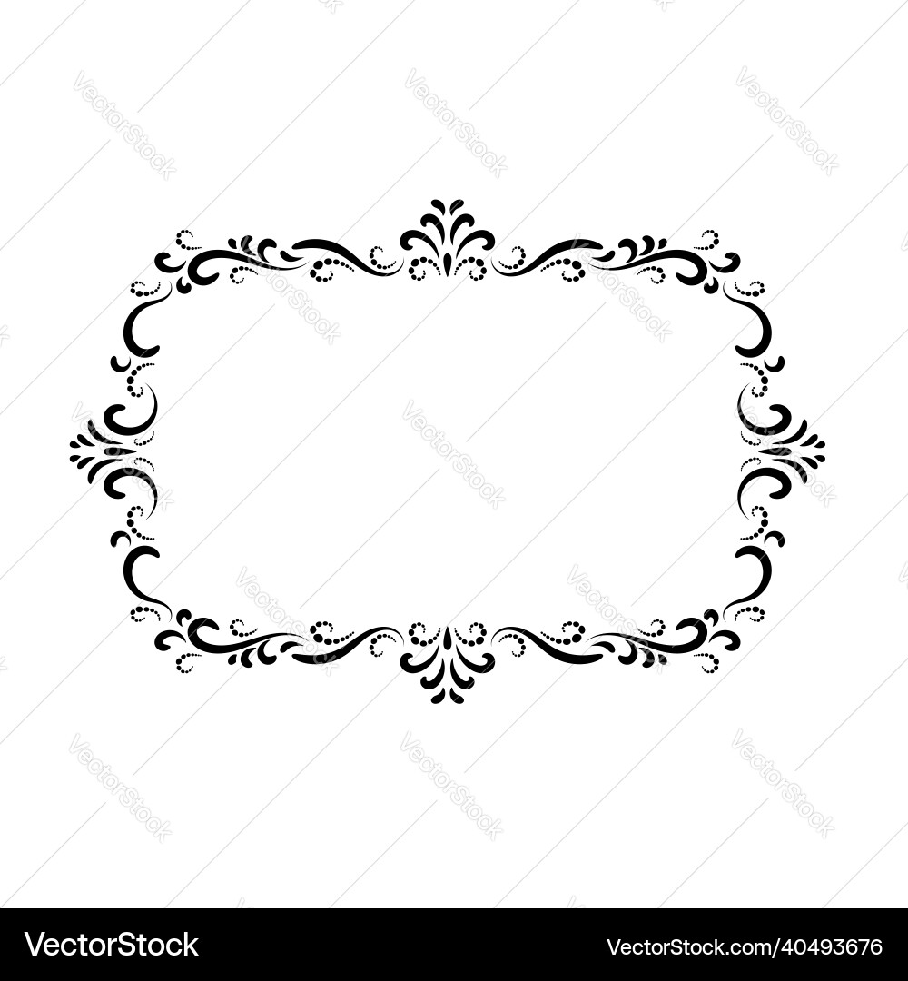 Underlines and text separators isolated border Vector Image