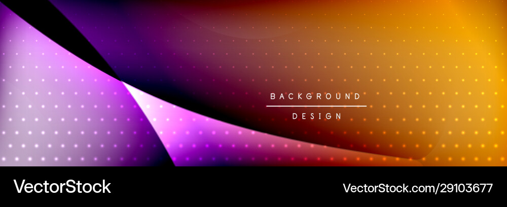 Flowing waves with 3d shadow effects and fluid Vector Image