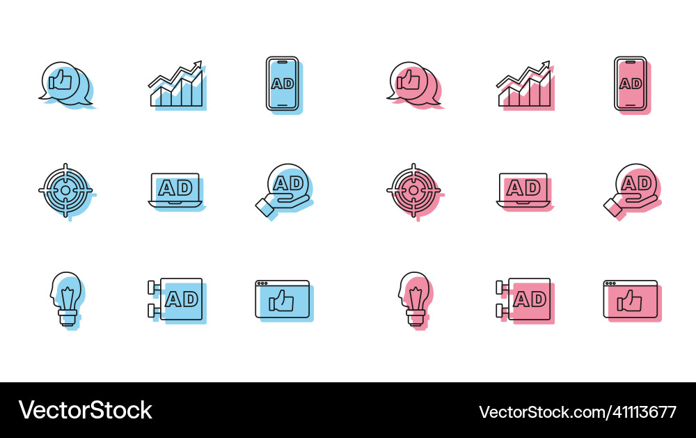 Set line light bulb with concept of idea Set line light bulb with concept of idea vector image