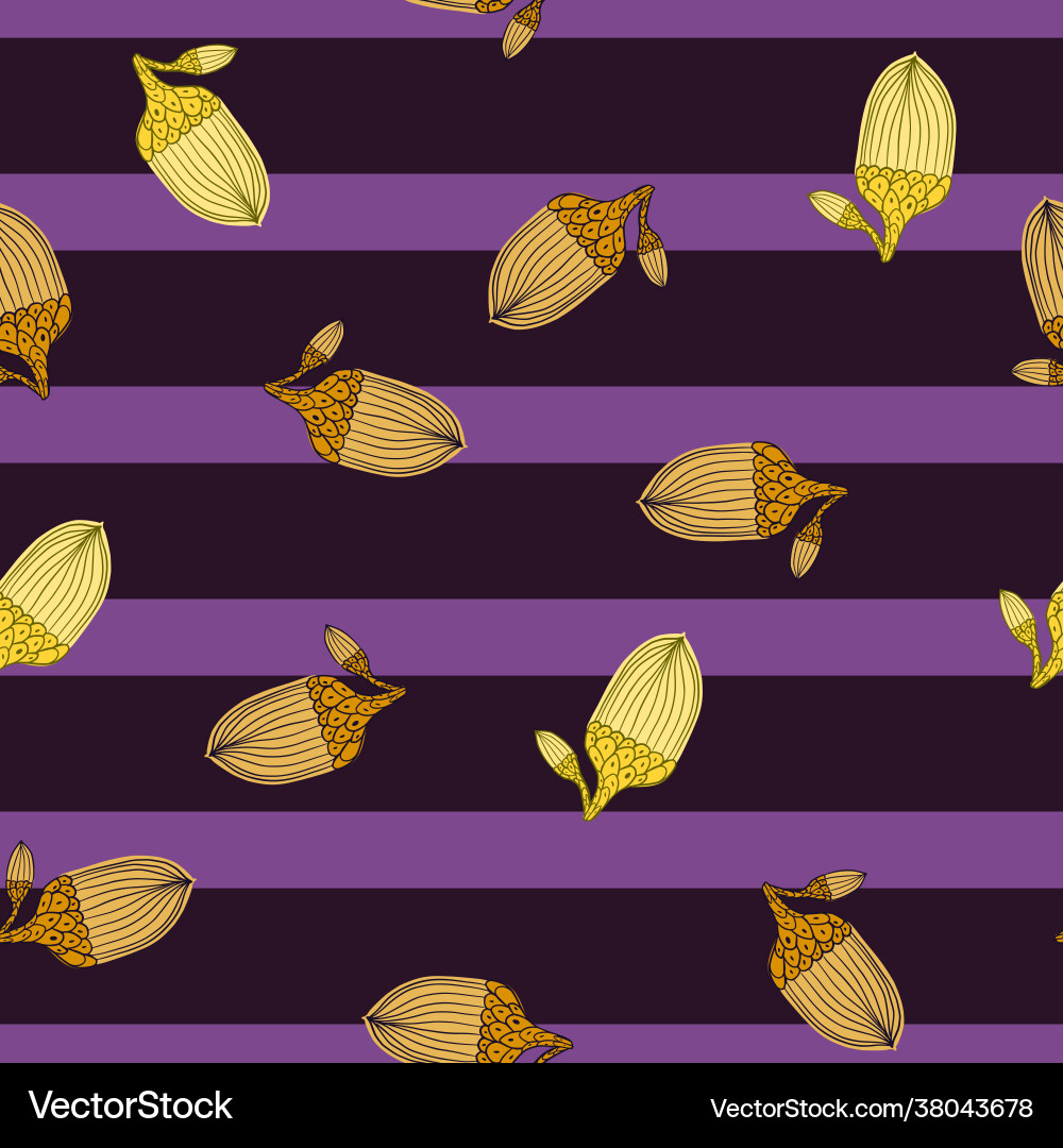 Abstract autumn seamless pattern with random Abstract autumn seamless pattern with random vector image