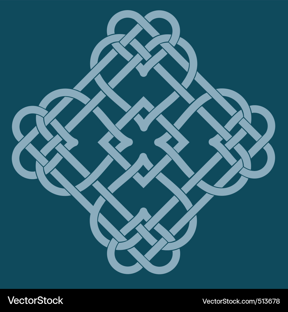 Celtic Knot Pattern Vector Image