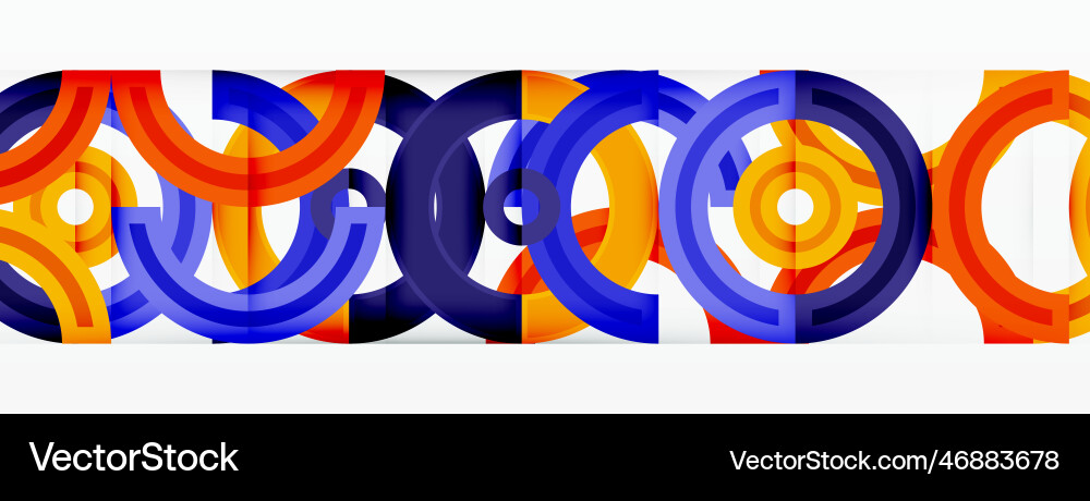 Circles are arranged in a grid pattern abstract Circles are arranged in a grid pattern abstract vector image
