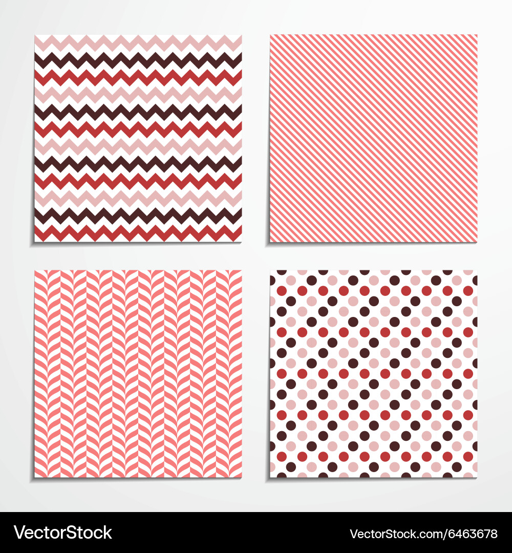 Collections of seamless patterns vector image