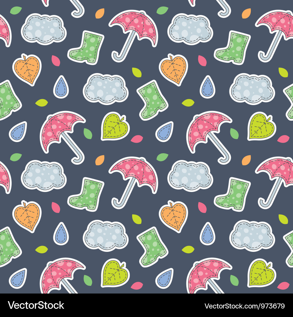 Autumn pattern Vector Image
