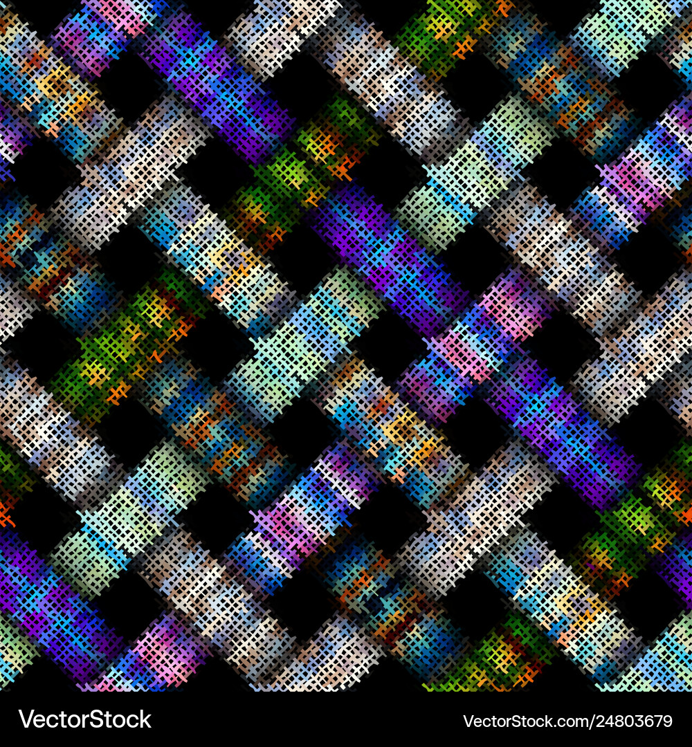 Rough Canvas Texture Pattern vector image