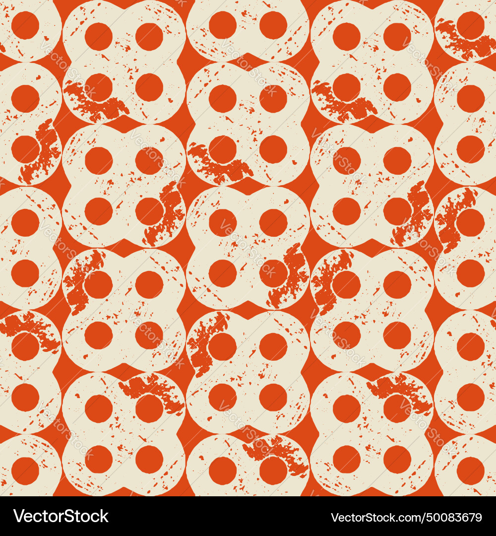 Seamless pattern retro abstract style background Vector Image