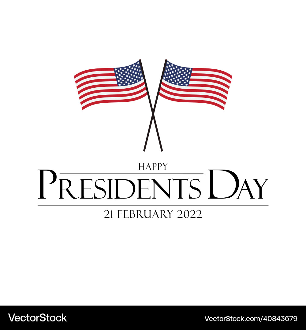 Usa president day party holiday background Usa president day party holiday background vector image