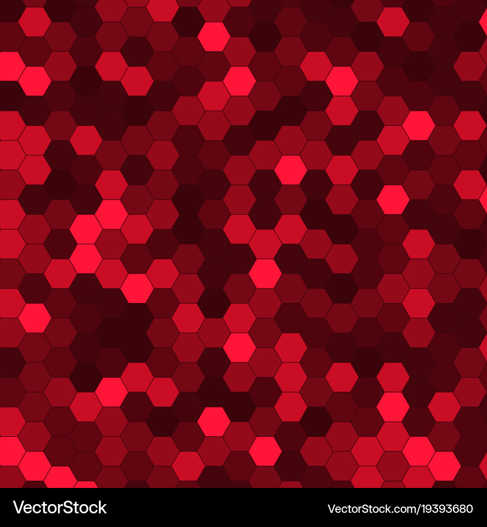 Abstract background of multicolored hexagon Vector Image