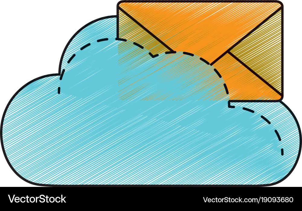 Cloud computing design Vector Image