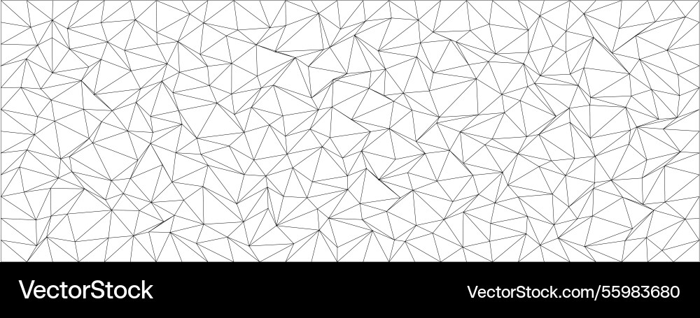 Complex abstract geometric pattern with chaotic vector image