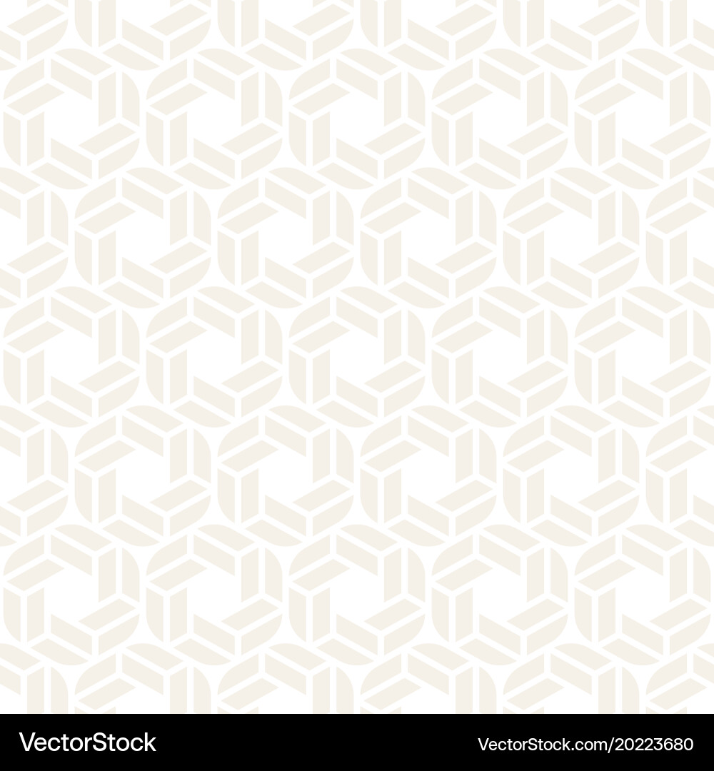 Subtle Hexagonal Grid Pattern vector image