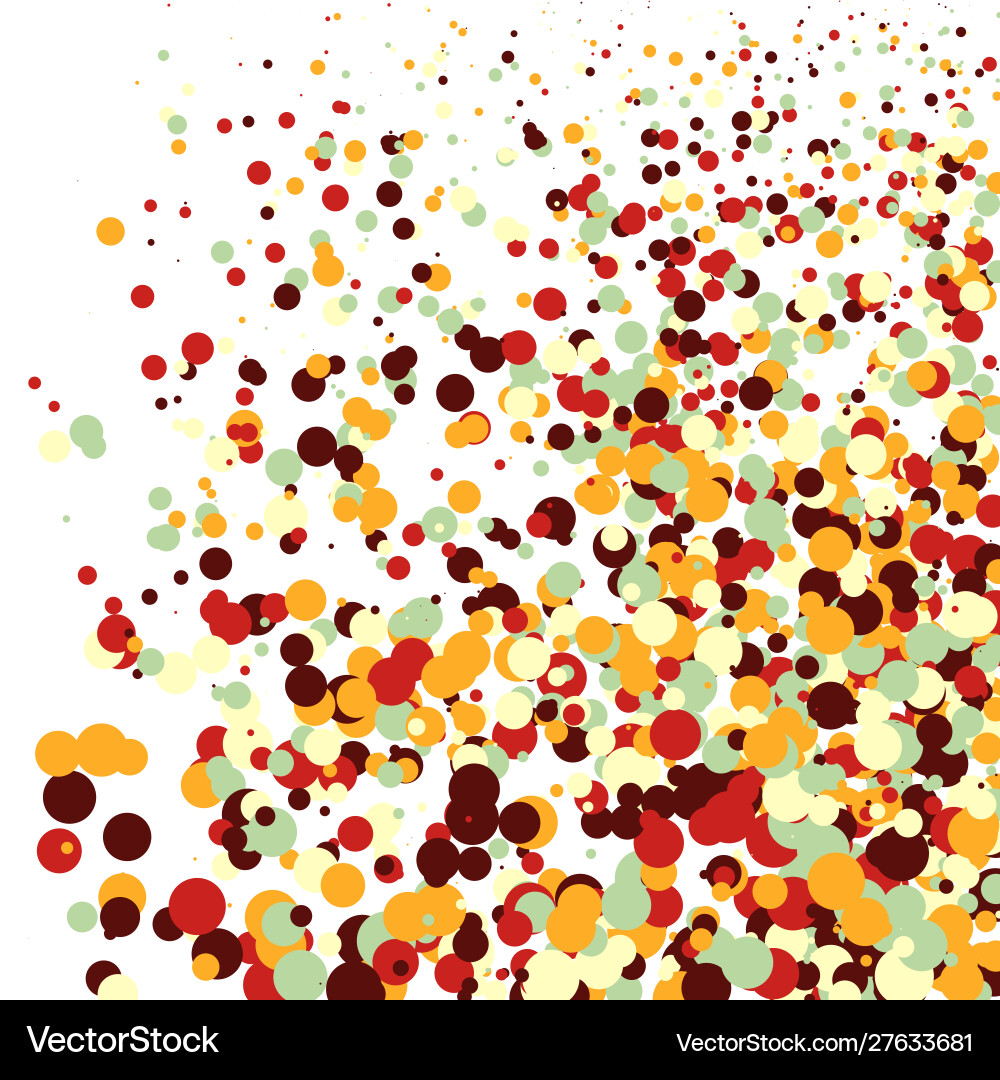 Colorful universe distribution computational vector image