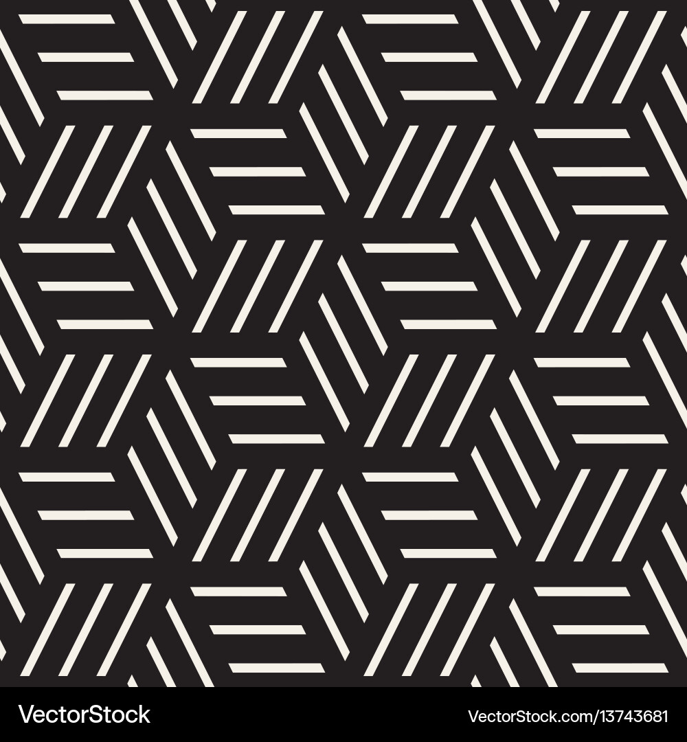 Cubic grid tiling endless stylish texture Cubic grid tiling endless stylish texture Vector Image
