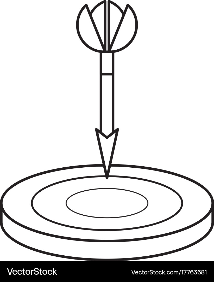 Dart target Vector Image
