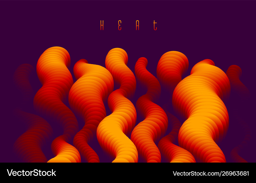 Dimensional gradient flame shape element Dimensional gradient flame shape element Vector Image