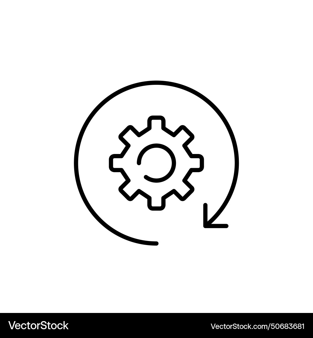 Refreshing app settings continuous renewal pixel Refreshing app settings continuous renewal pixel vector image