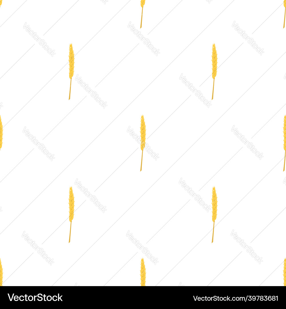Wheat pattern seamless Wheat pattern seamless vector image