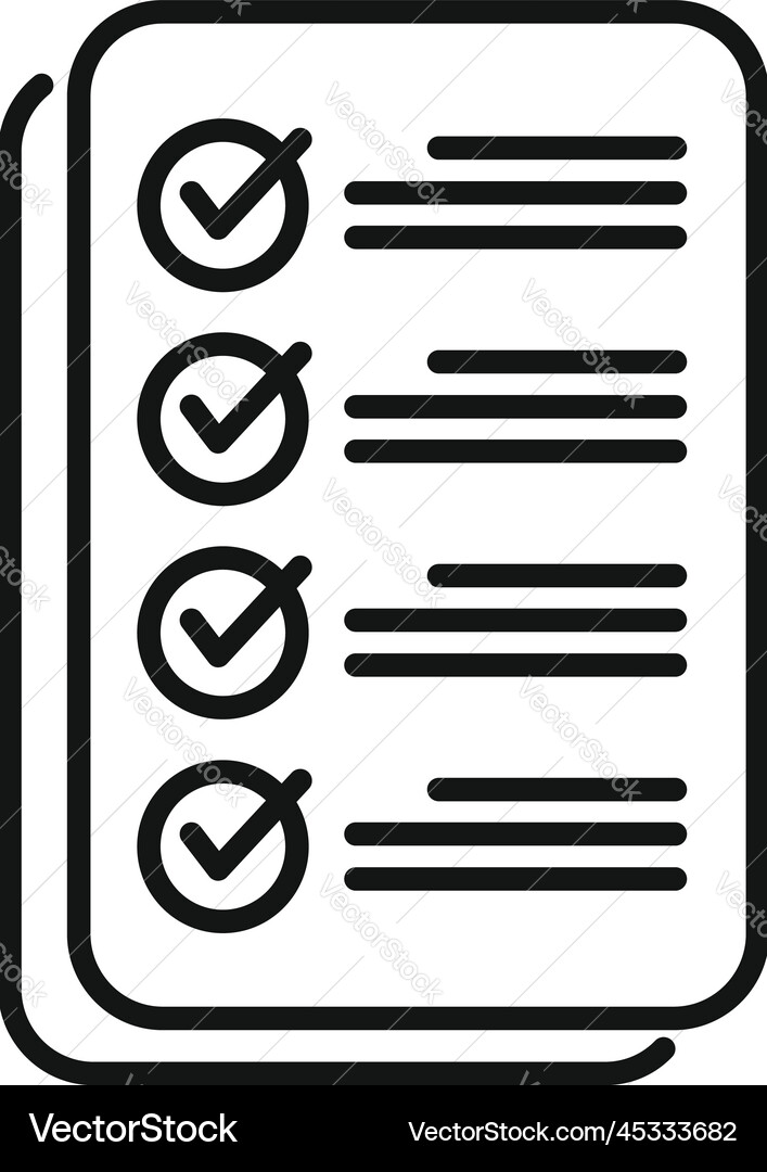 Done task schedule icon outline event time Done task schedule icon outline event time vector image