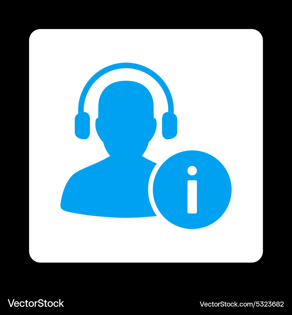 Help desk icon from commerce buttons overcolor set vector image