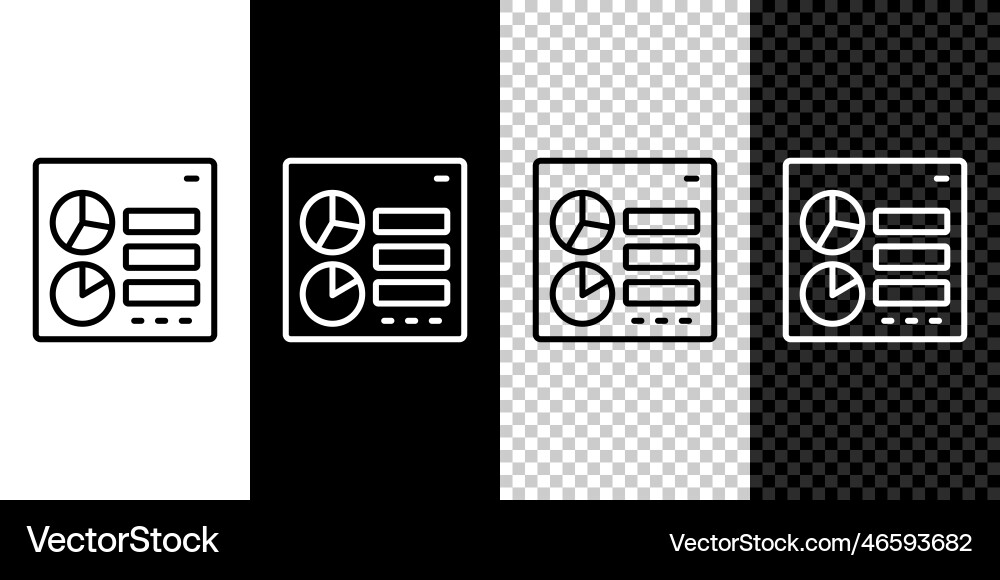 Set line computer api interface icon isolated Set line computer api interface icon isolated vector image