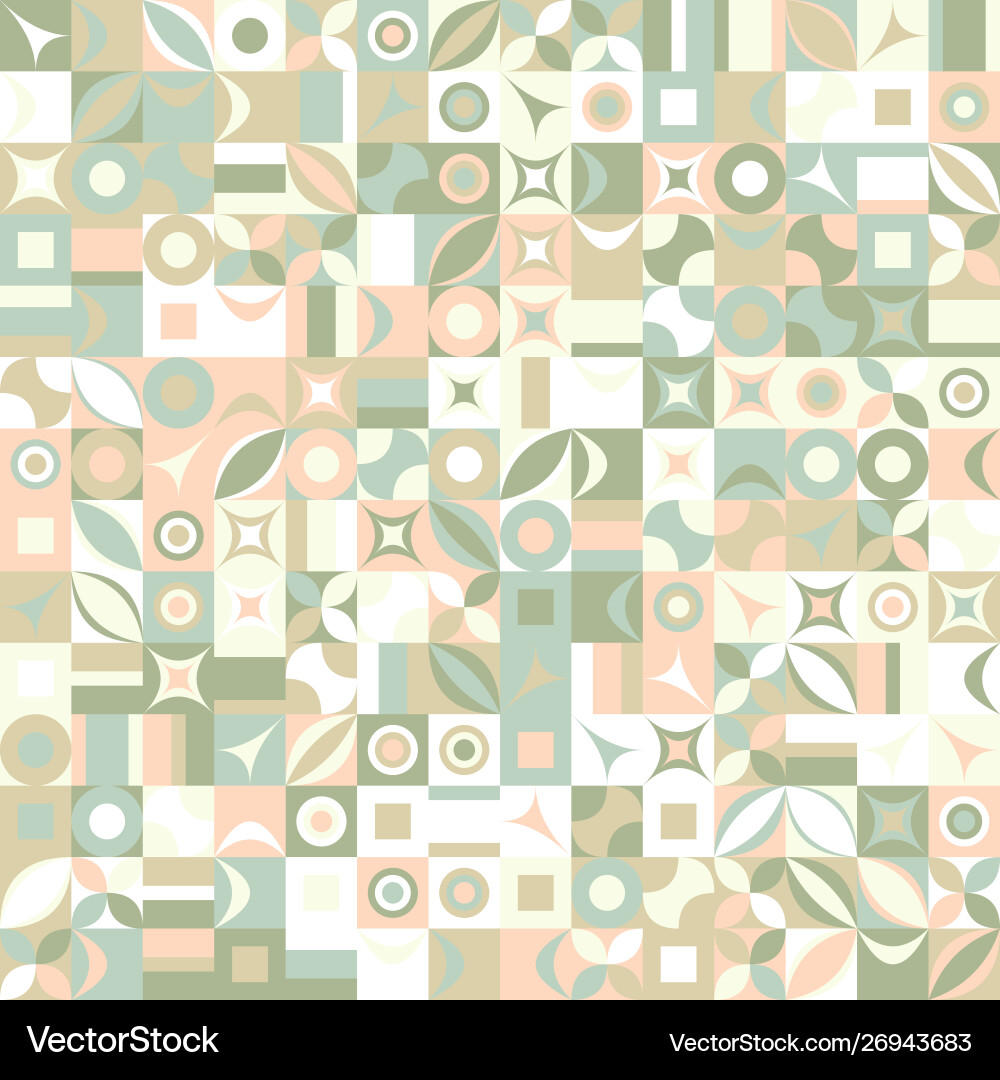 Abstract geometric pattern background - colorful vector image