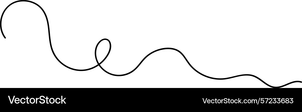 Dynamic line graph displaying a curved trend Vector Image