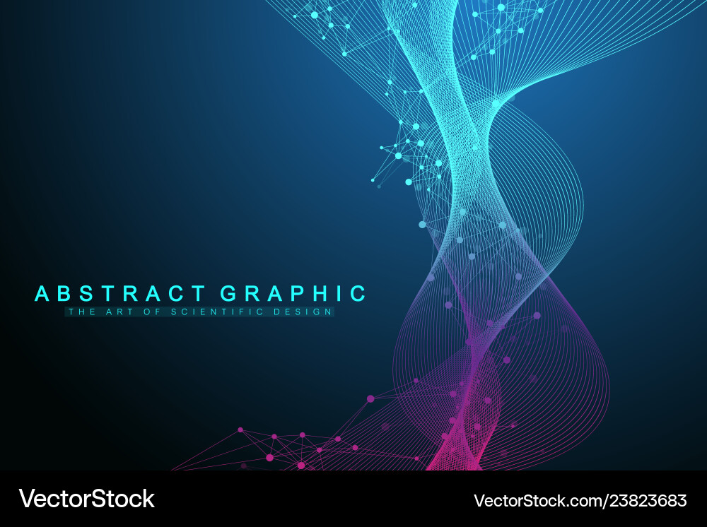 Geometric abstract background with connected line Geometric abstract background with connected line vector image