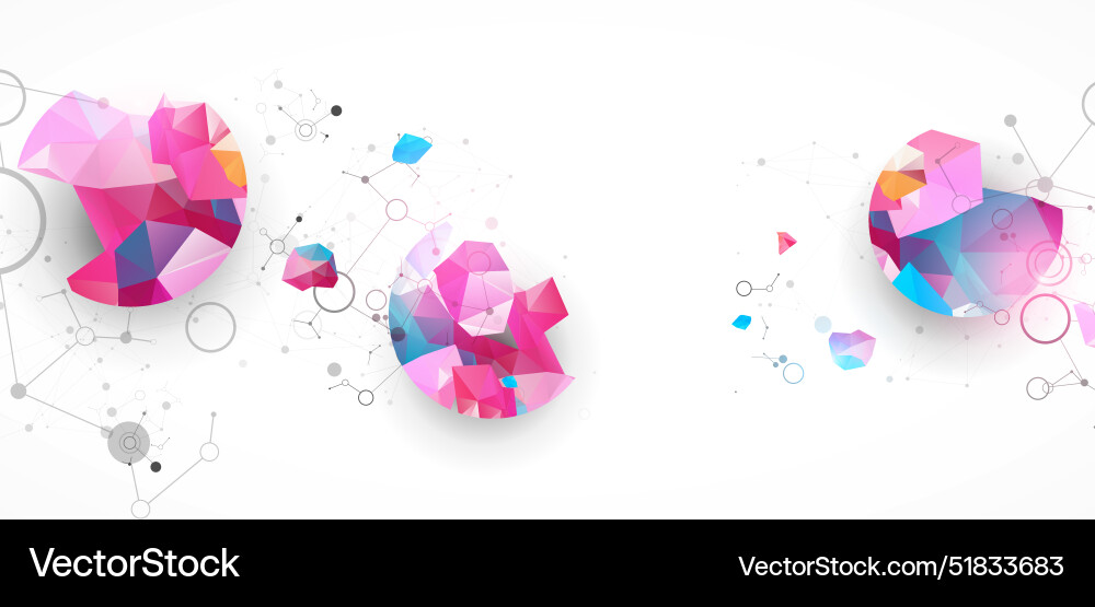 Geometric abstract background with connected line Geometric abstract background with connected line vector image