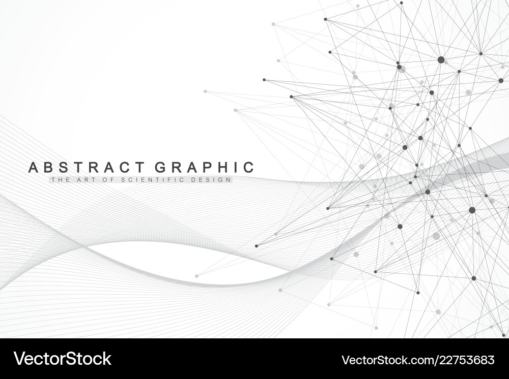 Geometric abstract background with connected lines Geometric abstract background with connected lines vector image