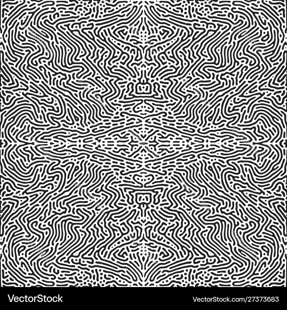 Turing morphogenesis reaction diffusion pattern Vector Image