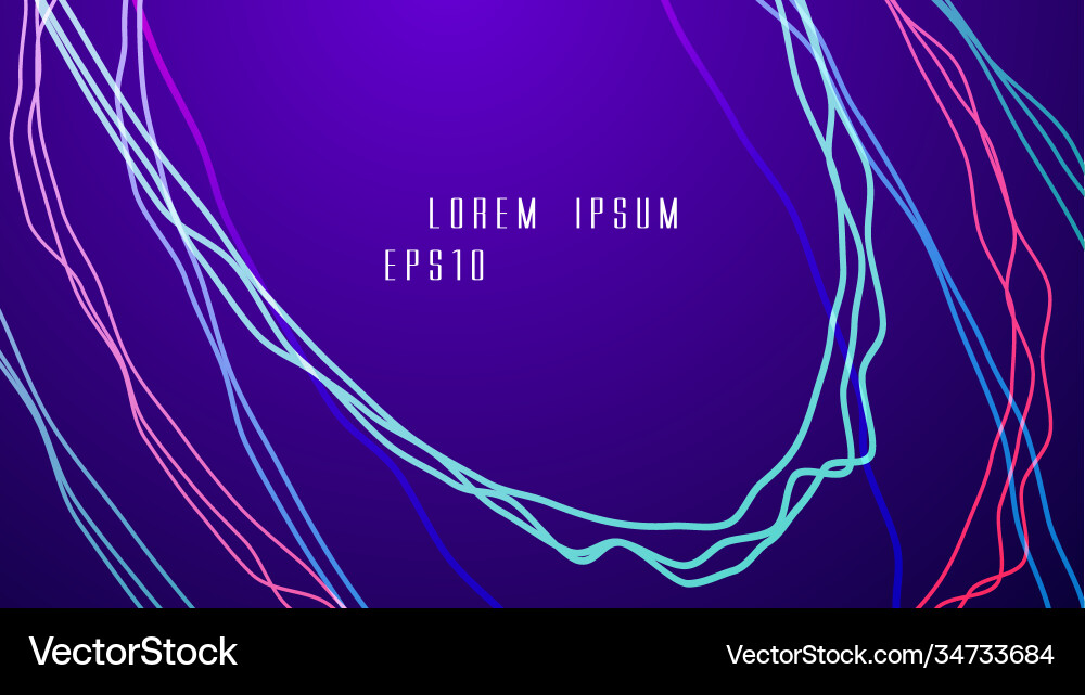 Abstract background with multicolored lines Abstract background with multicolored lines vector image