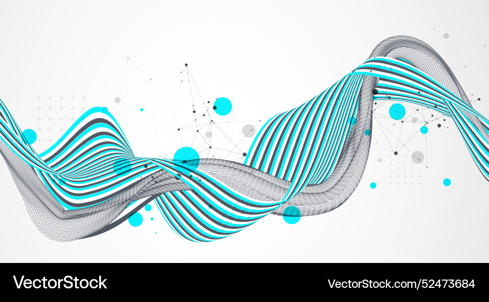 Abstract wavy background with colorful lines Abstract wavy background with colorful lines vector image