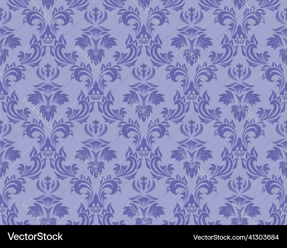 Damask seamless pattern Damask seamless pattern Vector Image