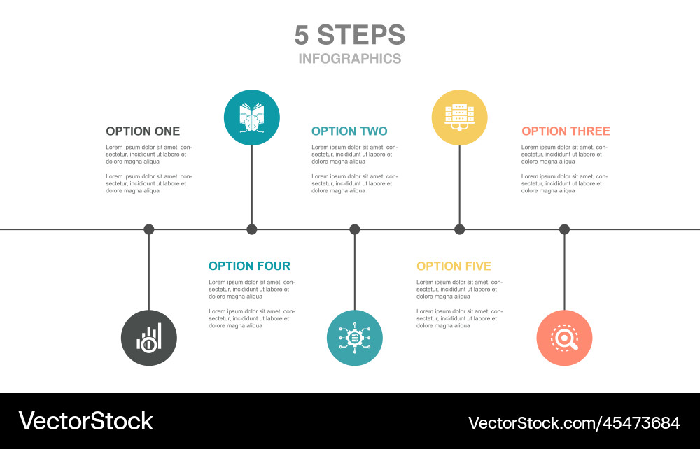 Data visualization big analytics machine Vector Image