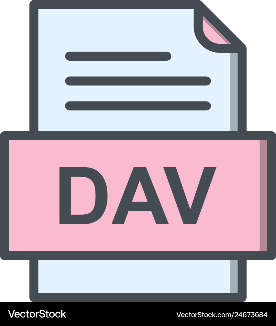 Dev file document icon vector image