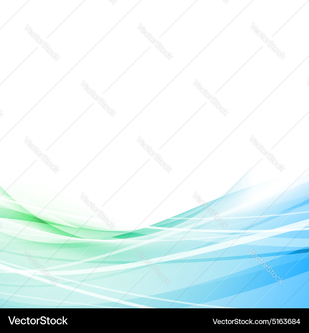 Dynamic Blue Speed Wave Background Vector Image