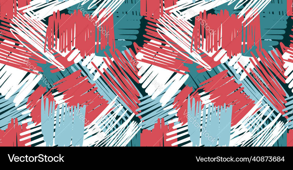 Hand drawn scribbles seamless pattern abstract Hand drawn scribbles seamless pattern abstract vector image