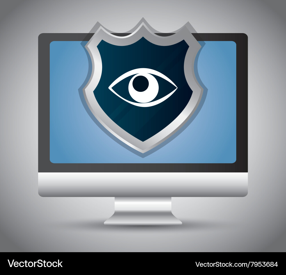 Security system design vector image