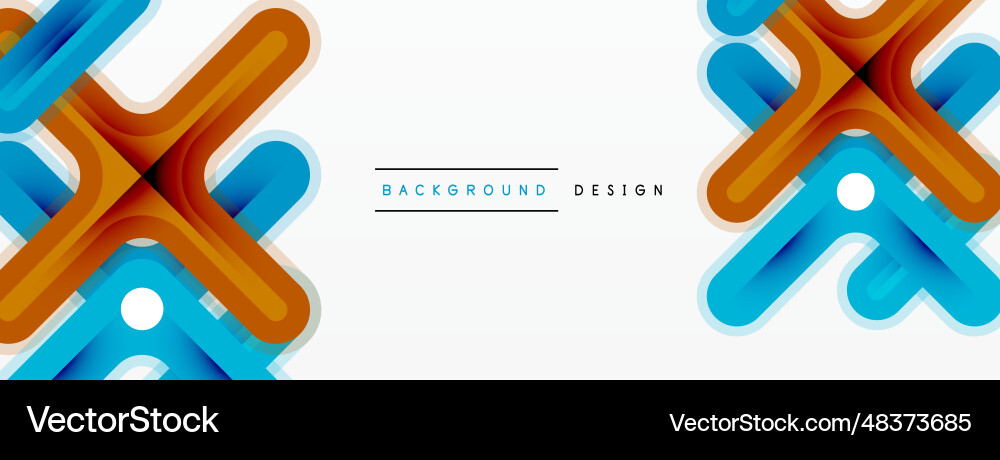 Cross line background minimal geometric template Cross line background minimal geometric template vector image