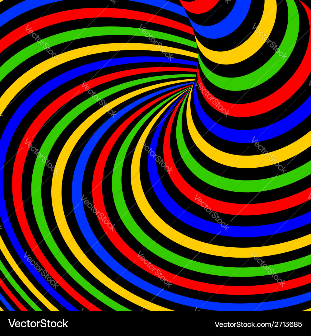 Design colorful vortex movement background vector image