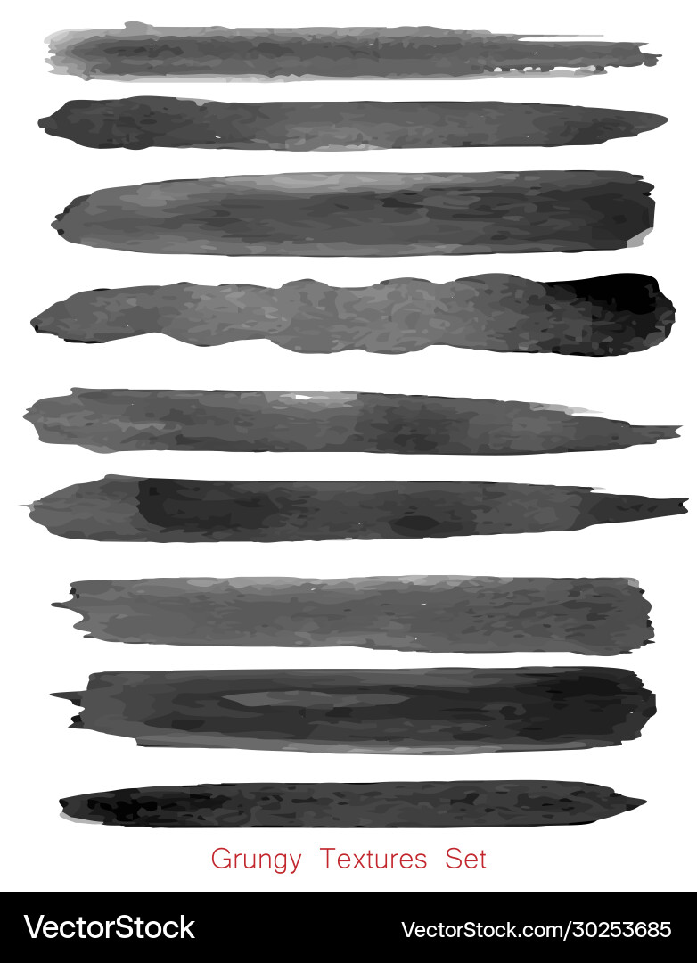 Grungy textures set Grungy textures set vector image