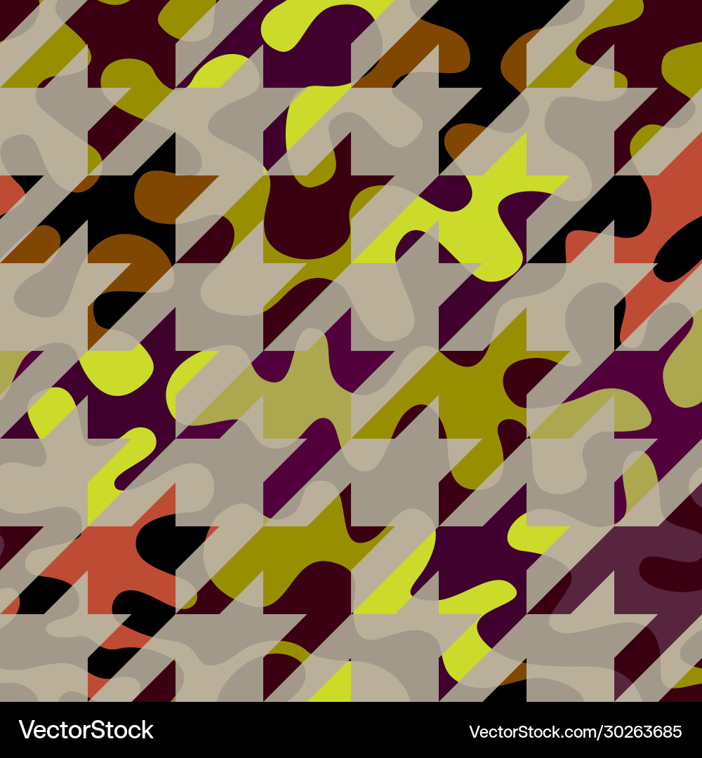 Patchwork textile pattern in military style Patchwork textile pattern in military style vector image