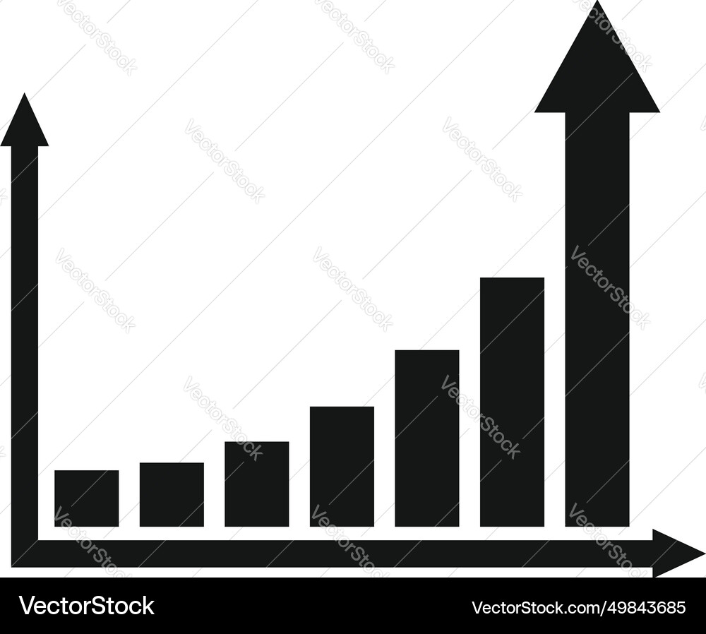 Velocity graph icon simple speed scale run Velocity graph icon simple speed scale run vector image